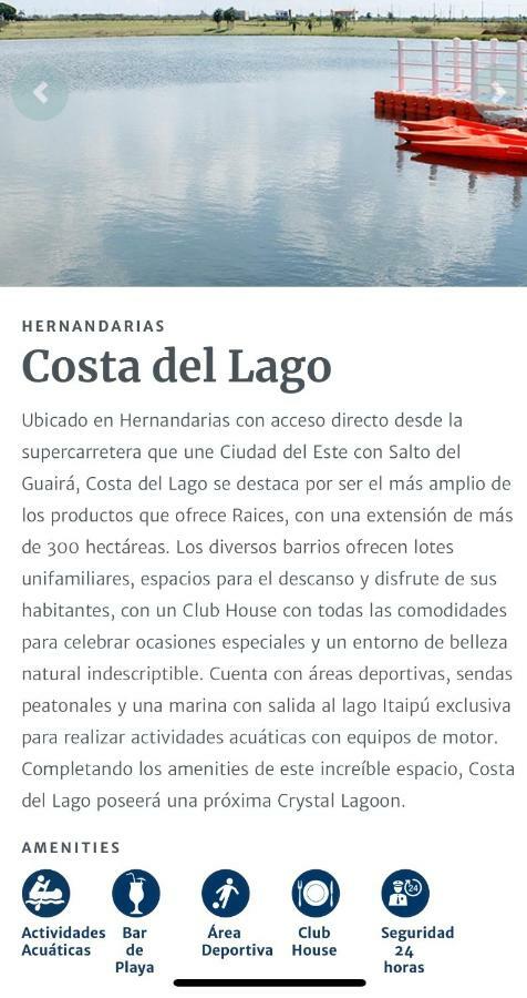 Costa Del Lago-Terrazas Daire Hernandarias Dış mekan fotoğraf